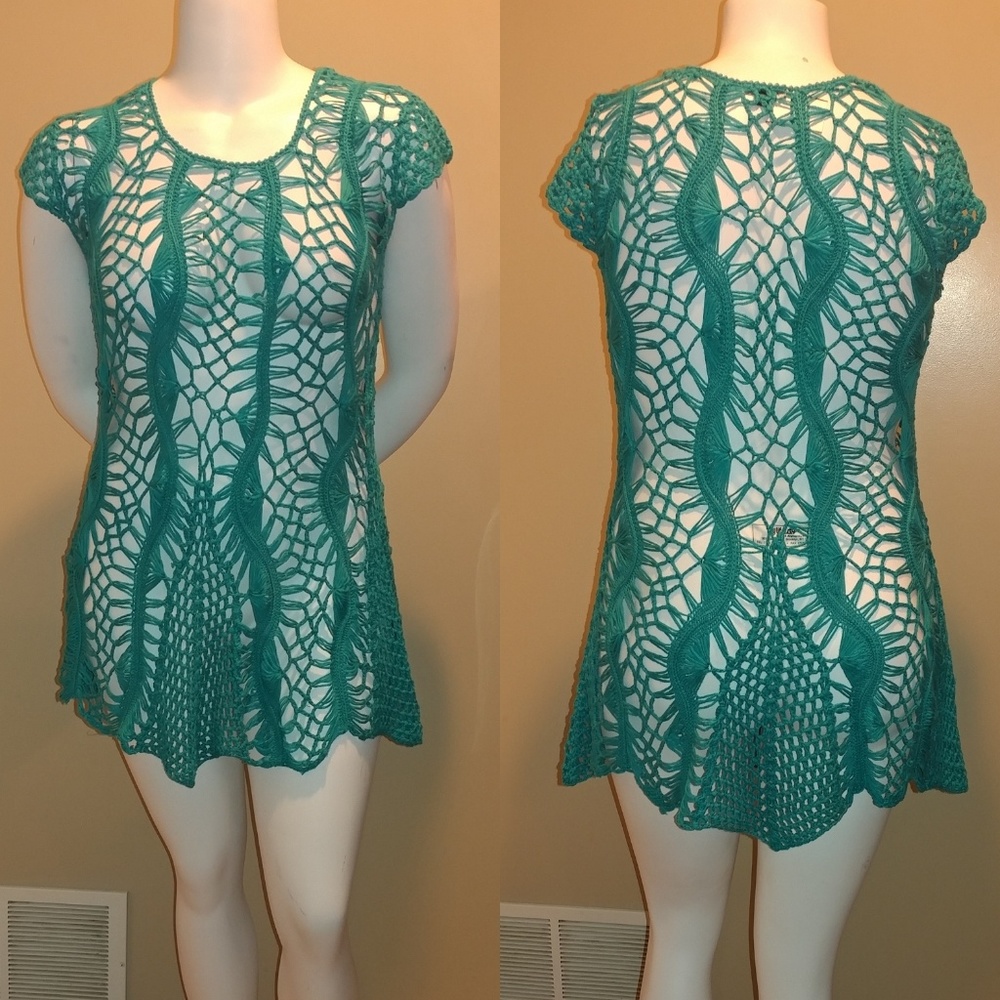 Venice Blue Swim Suit Cover Up
